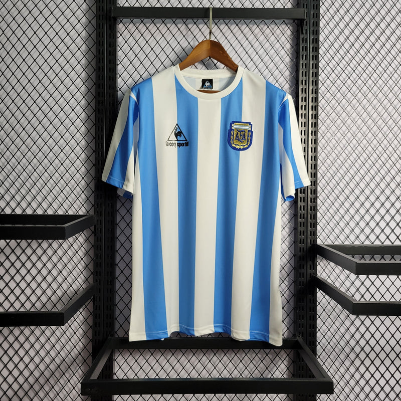 Camisa Argentina Titular 1986 - Versão Retro