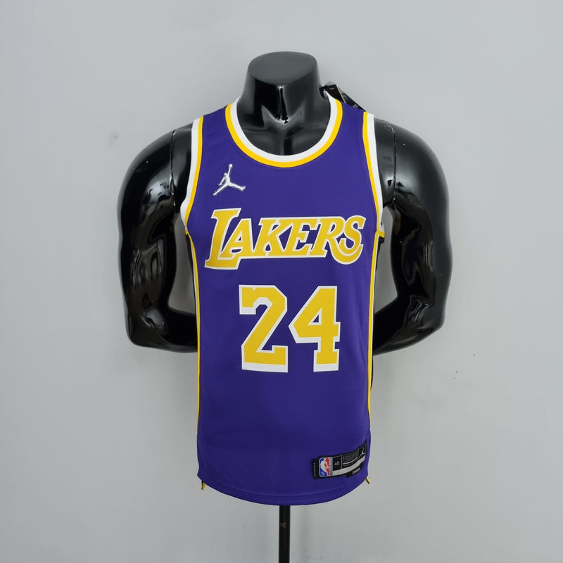 Camisa NBA Lakers #24 Bryant Purple 75° Aniversário- 23/24