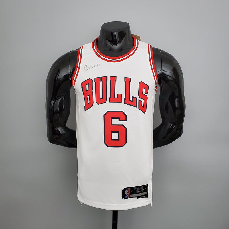 Camisa NBA Chicago Bulls #6 Caruso - 75° Aniversário White